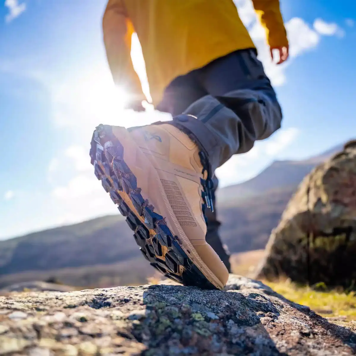 Phantom Trail Mid vattentäta vandringskängor för män, Dijon