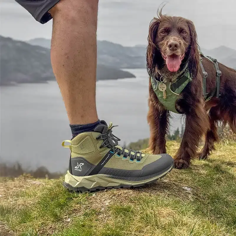 Phantom Trail Mid vattentäta vandringskängor för män, gröna cedar