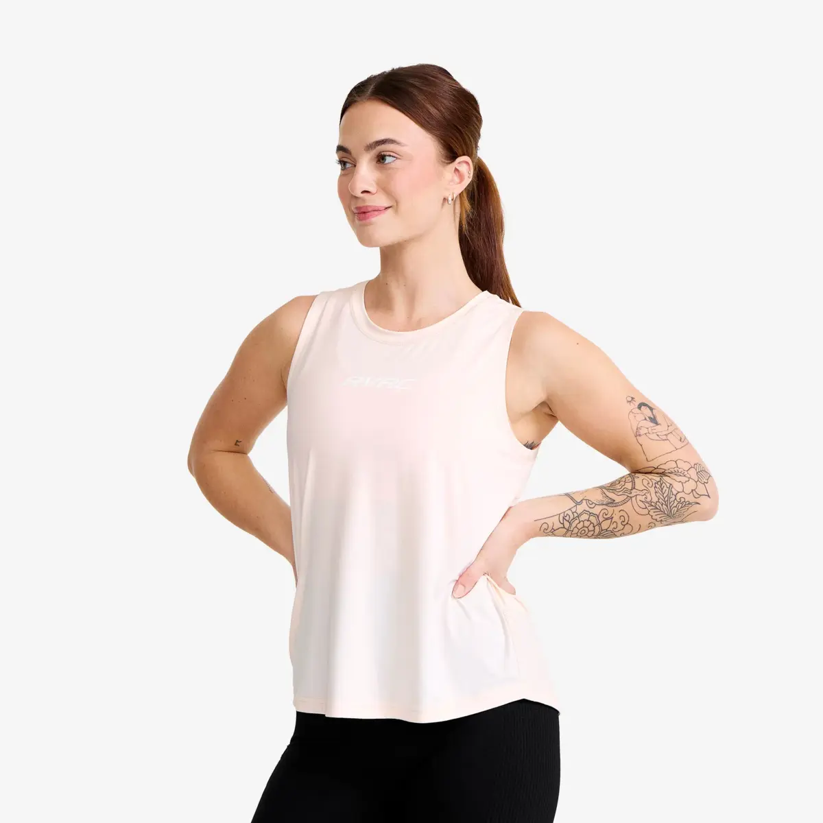 Power Active Tank Top Women Pink Calcite