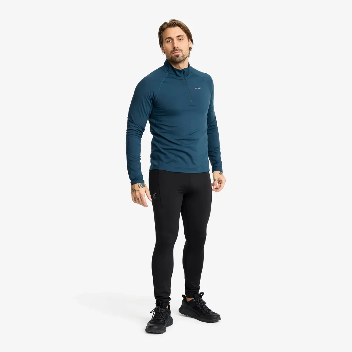 Prep halvzip-tröja för män Moonlit Ocean