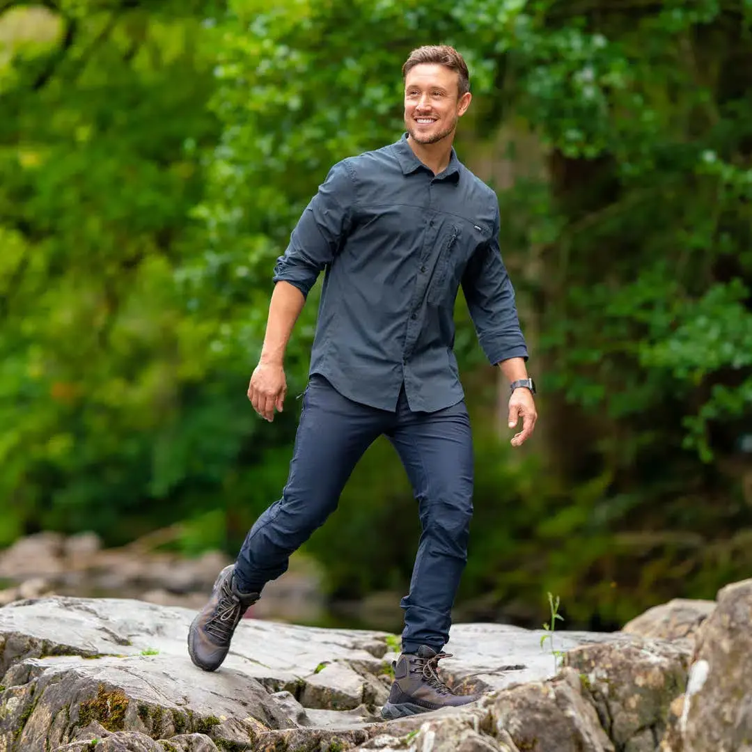 Preparation Stretch Shirt Men Moonlit Ocean