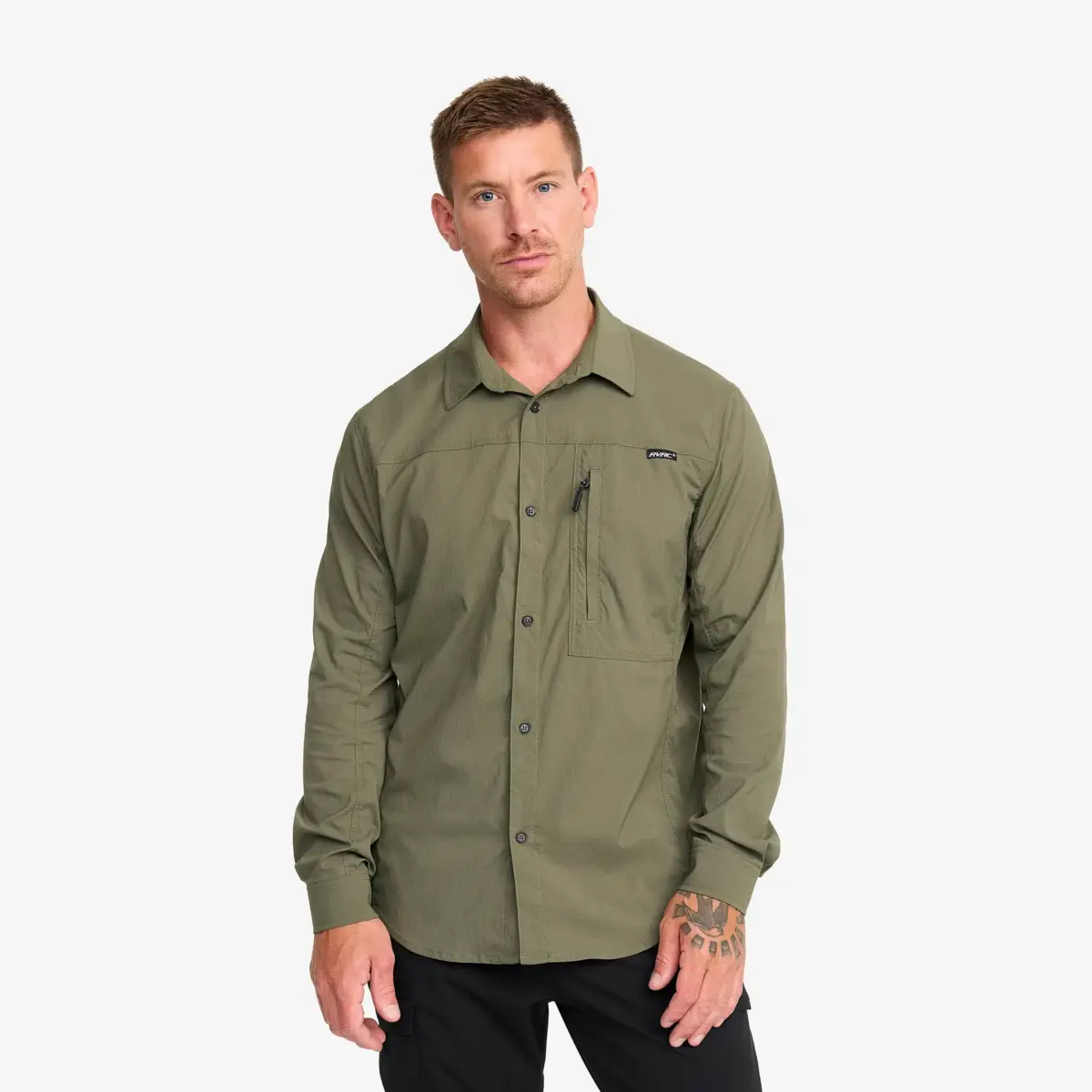 Preparation stretchskjorta för män Grape Leaf