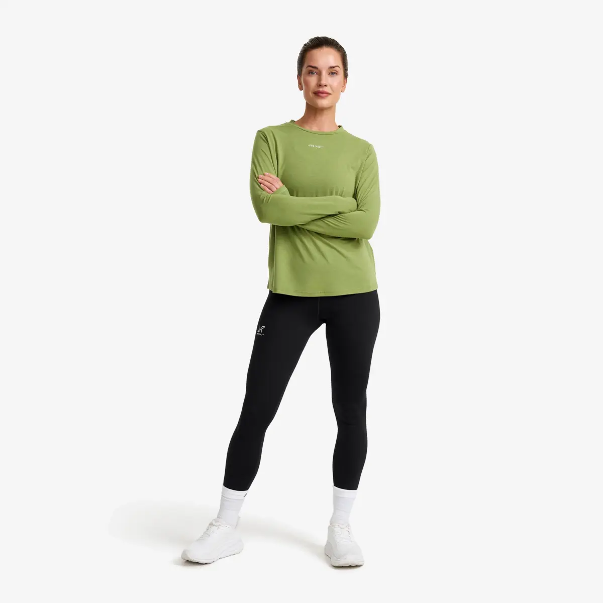 progress active soft lngrmad t shirt dam calliste grn 2 - Progress Active Soft L&aring;ng&auml;rmad T-shirt Dam Calliste Gr&ouml;n