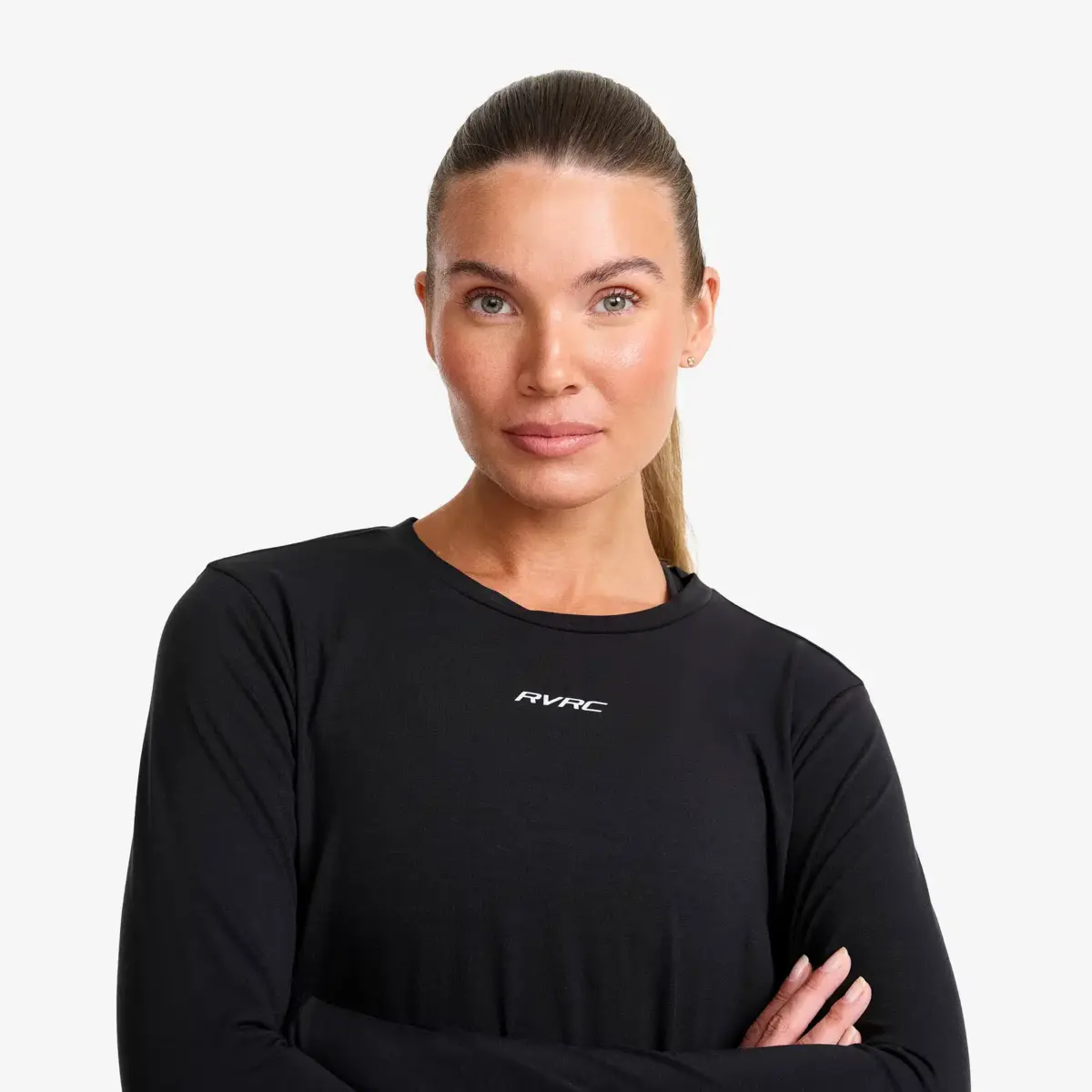 Progress Active Soft långärmad T-shirt för kvinnor, svart Progress Active Soft långärmad T-shirt för kvinnor, svart