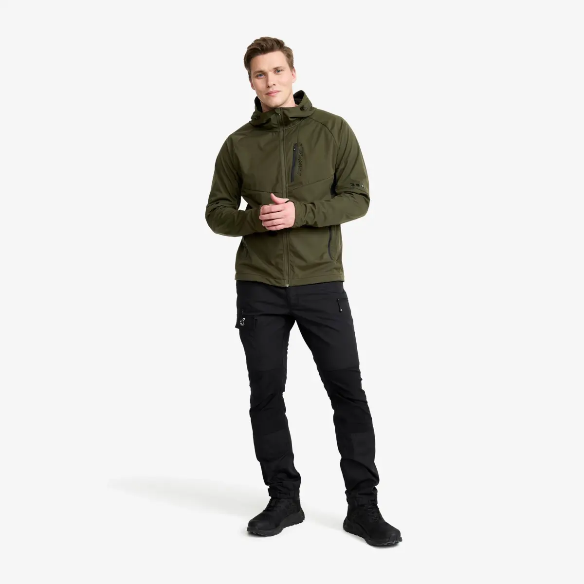 Pure Softshell Jacket Men Forest Night
