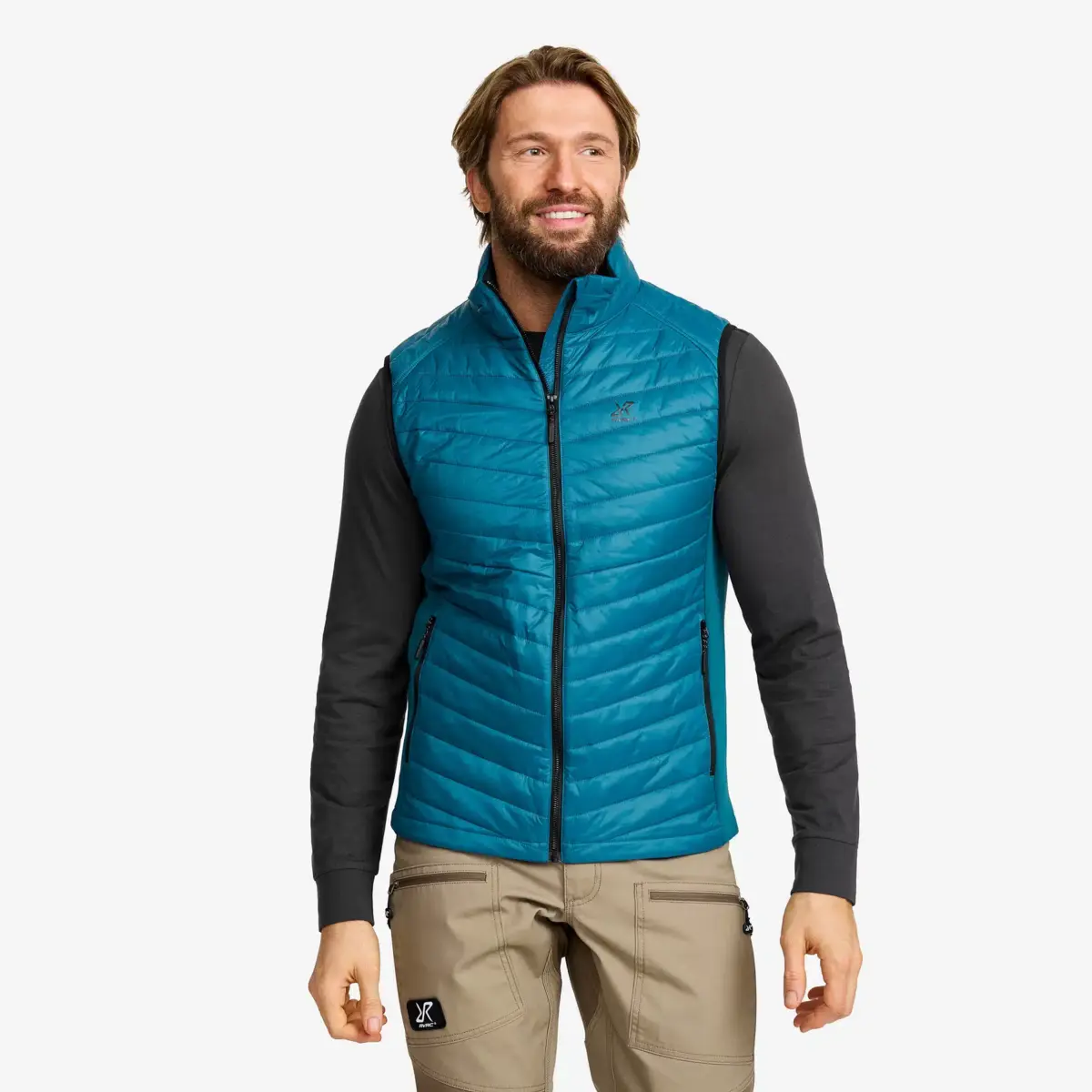 Radical Insulate väst för män, marockanskt blå