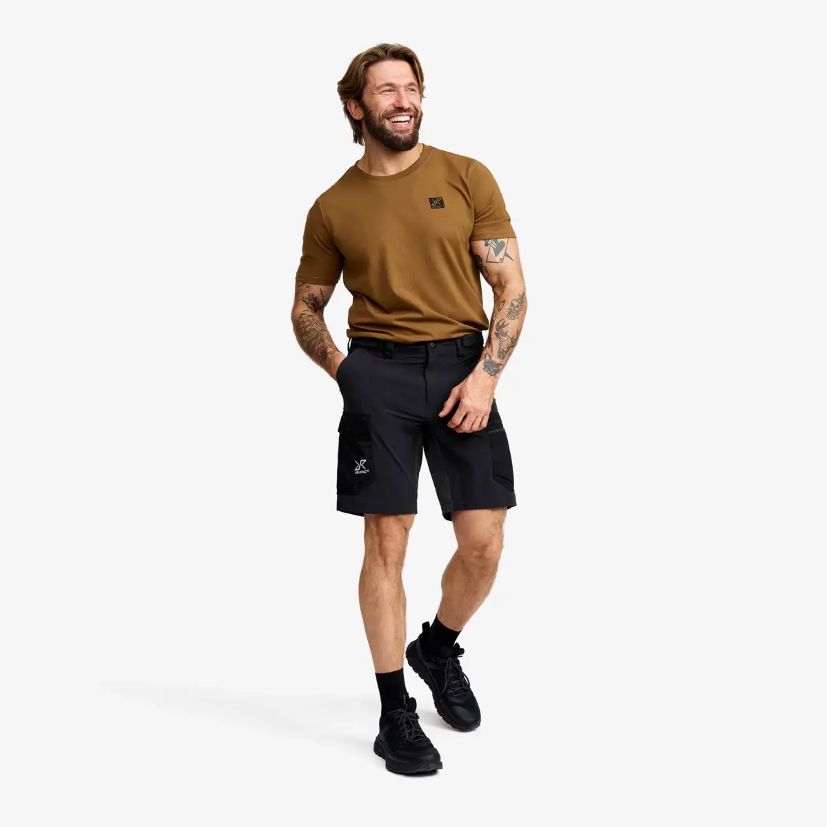 Rambler Lightweight Pro Shorts för män, svarta