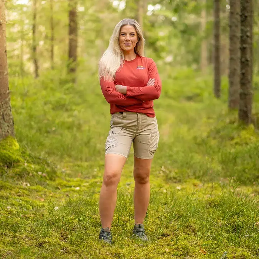 Rambler Lightweight Pro Shorts Women Aluminium/Brindle