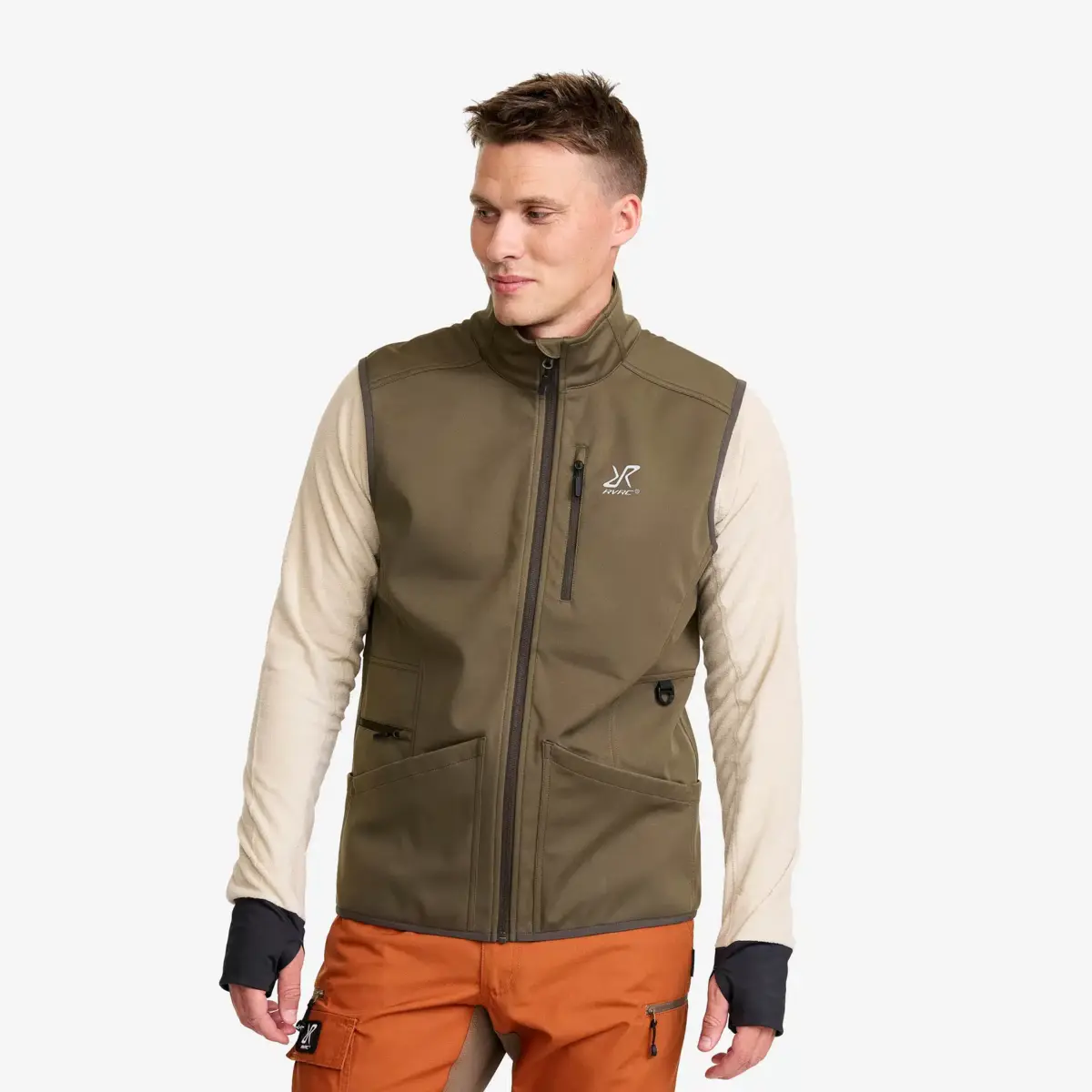 Responder Softshell Vest Men Light Moss Gray
