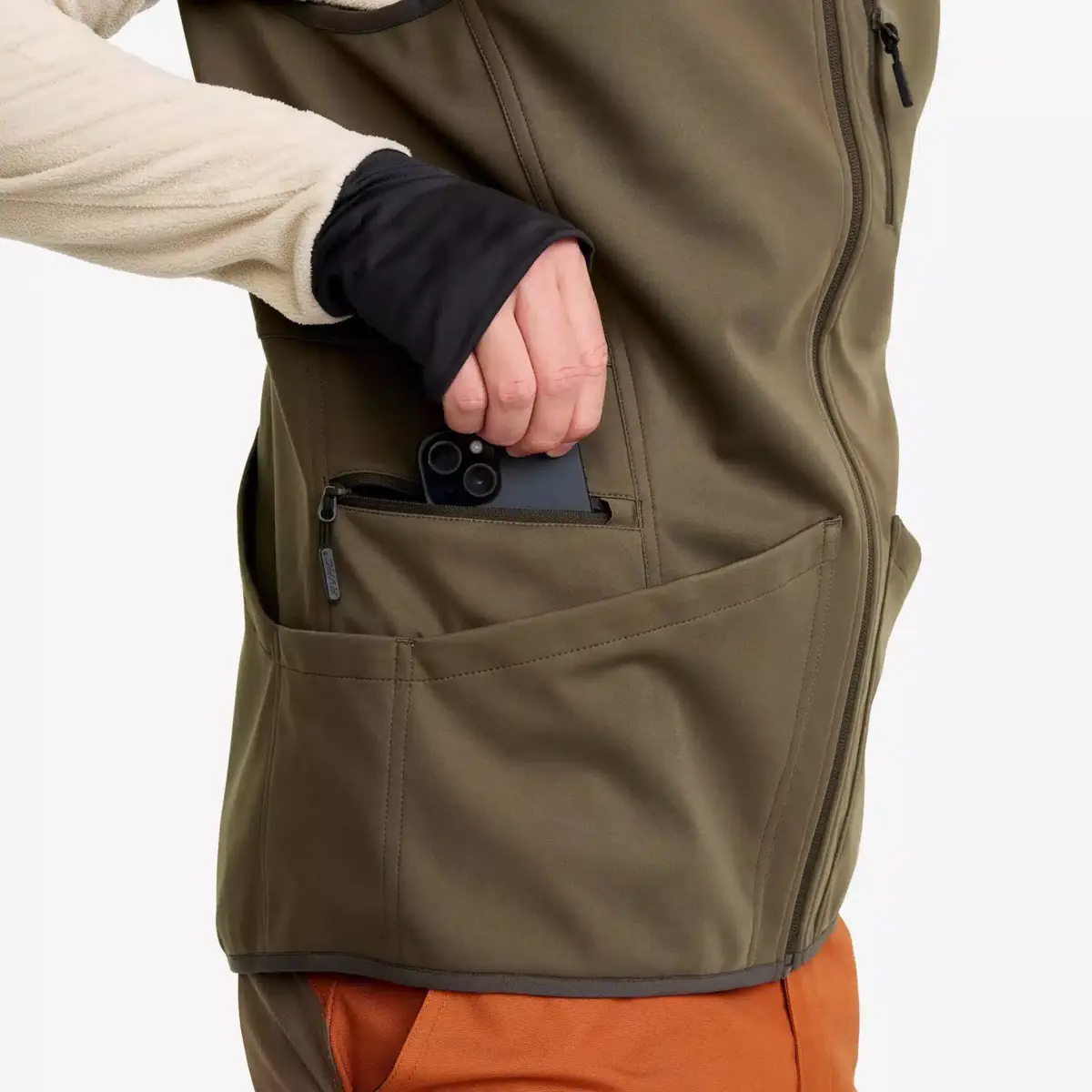 Responder Softshell Vest Men Light Moss Gray Responder Softshell Vest Men Light Moss Gray