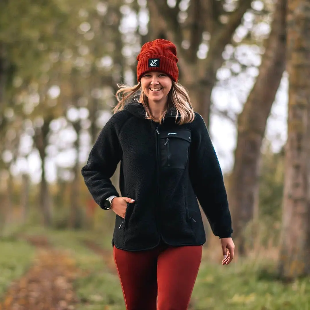 Ribbad patch-mössa  Fired Brick