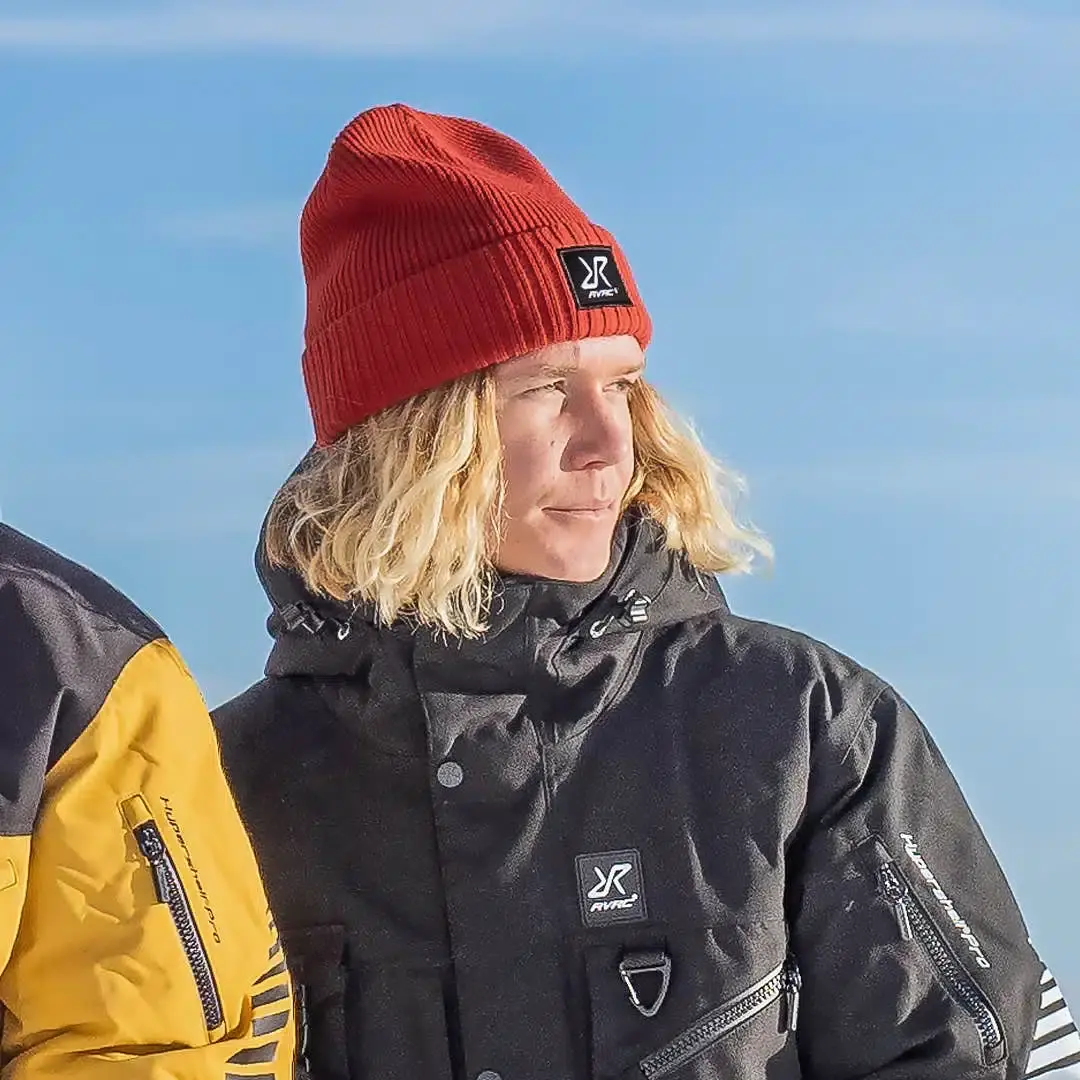 Ribbad patch-mössa Fired Brick Ribbad patch-mössa Fired Brick