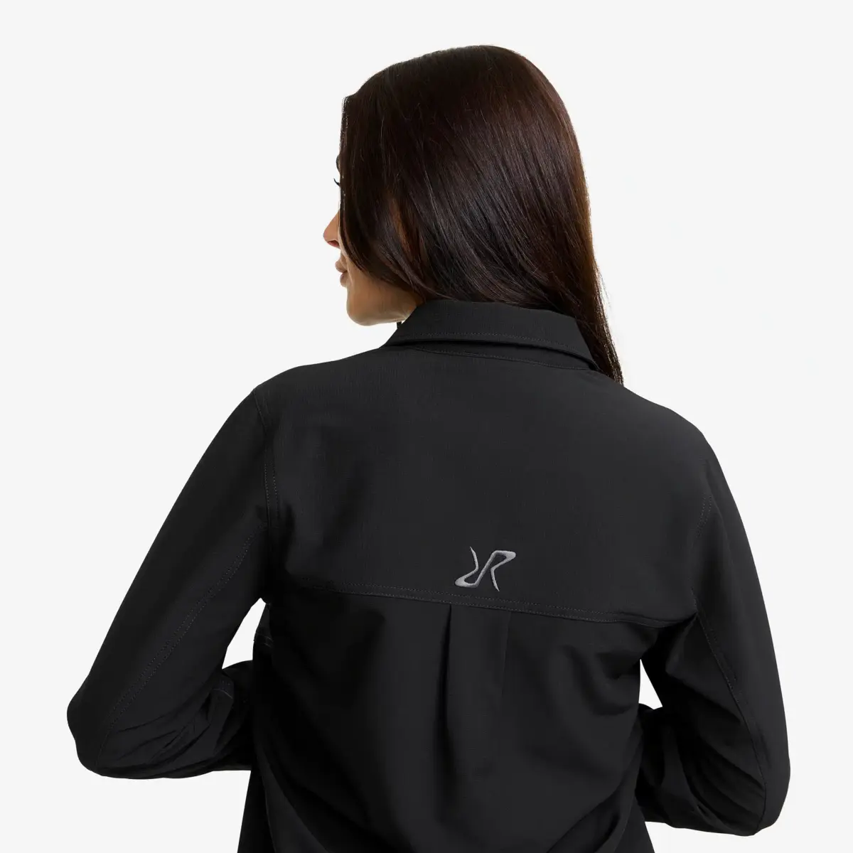 Ridge Half-zip Stretch Shirt Women Black Ridge Half-zip Stretch Shirt Women Black