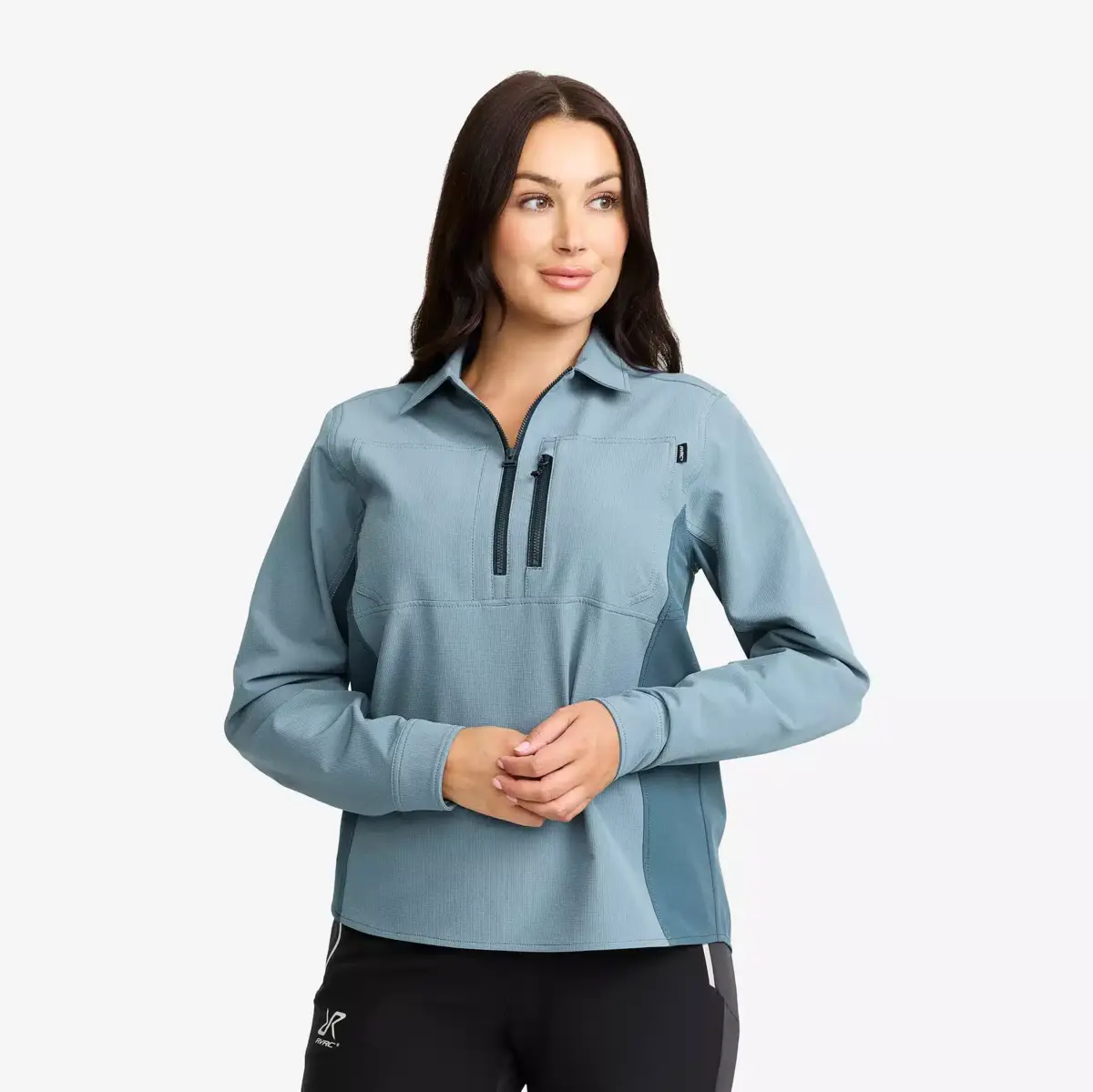 Ridge Half-zip Stretch Shirt Women Orion Blue/Blue Mirage