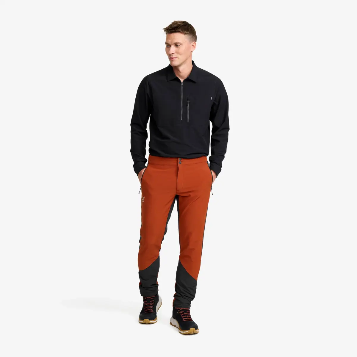 Ridge Trek Stretch Pants Men Rusty Orange/Anthracite