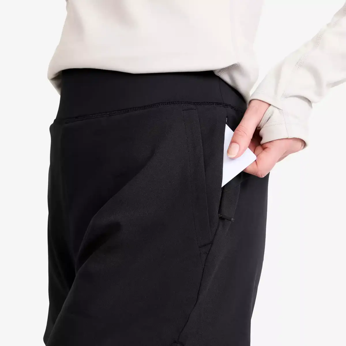 Rise 2-i-1-shorts för kvinnor, svarta Rise 2-i-1-shorts för kvinnor, svarta