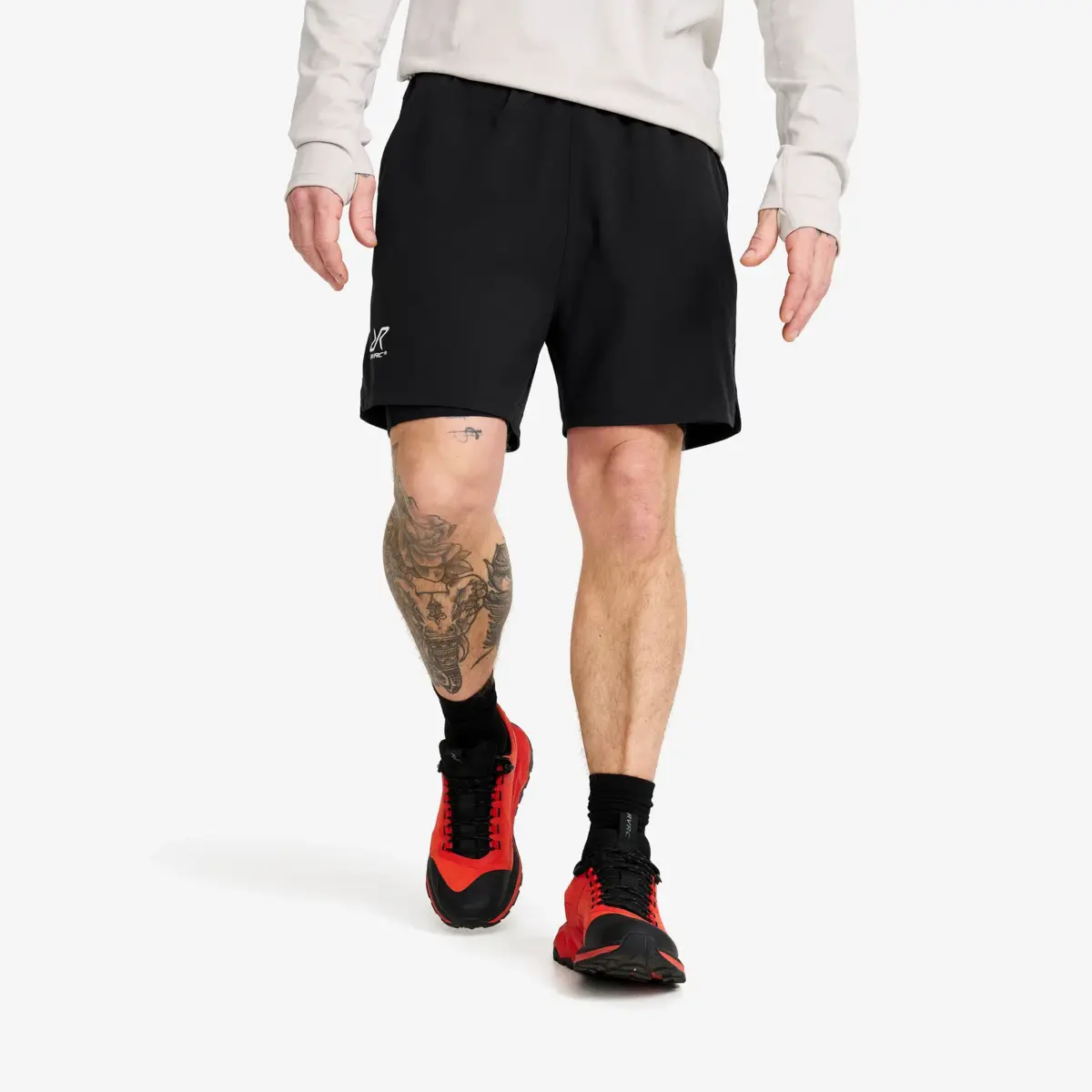Rise 2-in-1 Shorts för män, svart