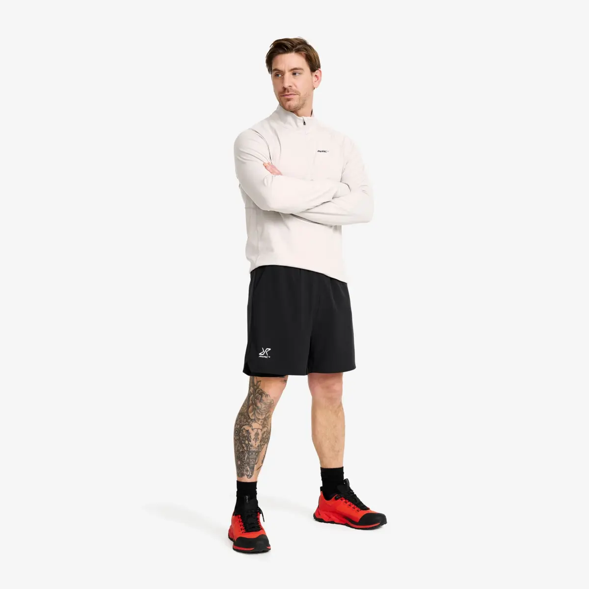 Rise 2-in-1 Shorts för män, svart