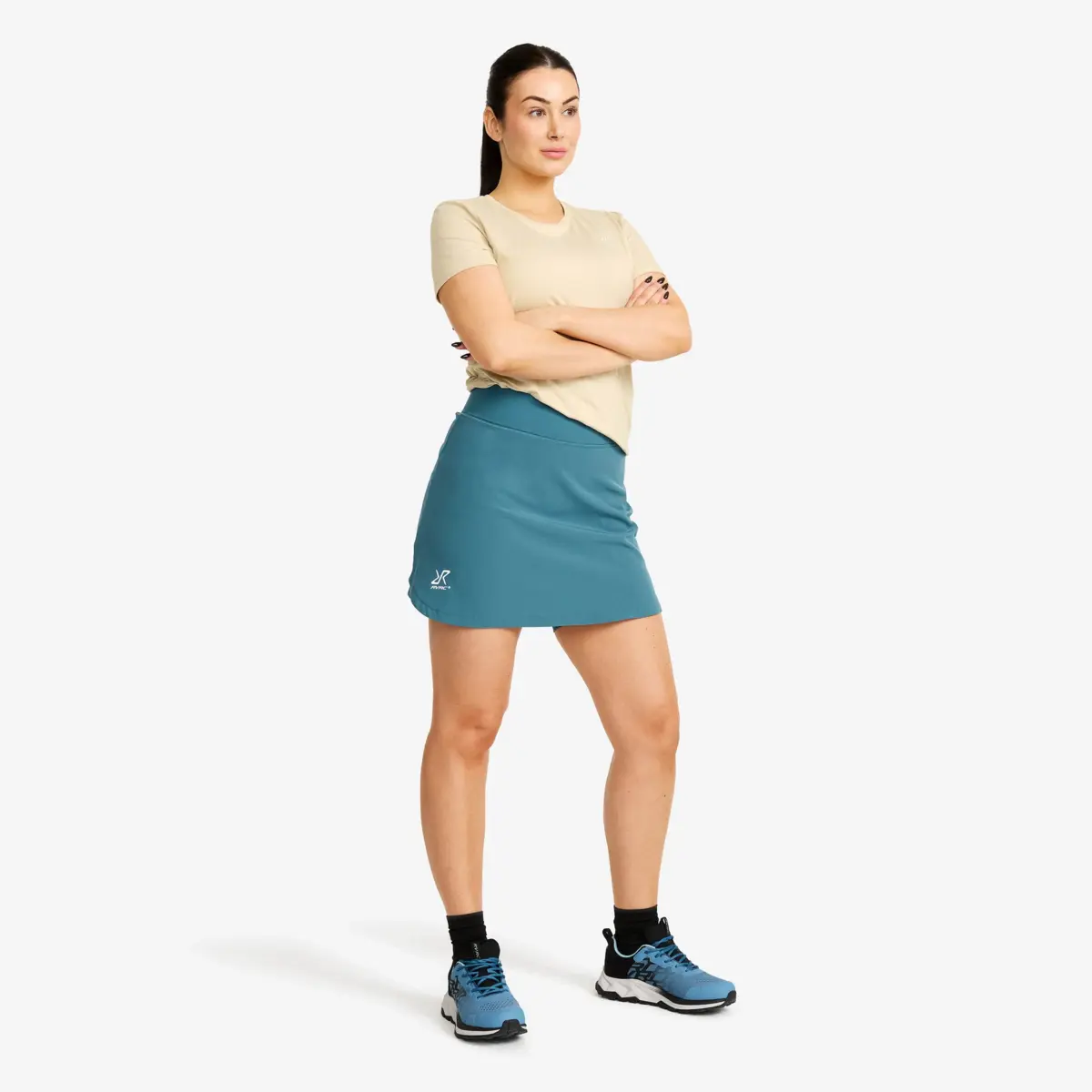 Rise 2-in-1 Skirt Women Blue Ashes