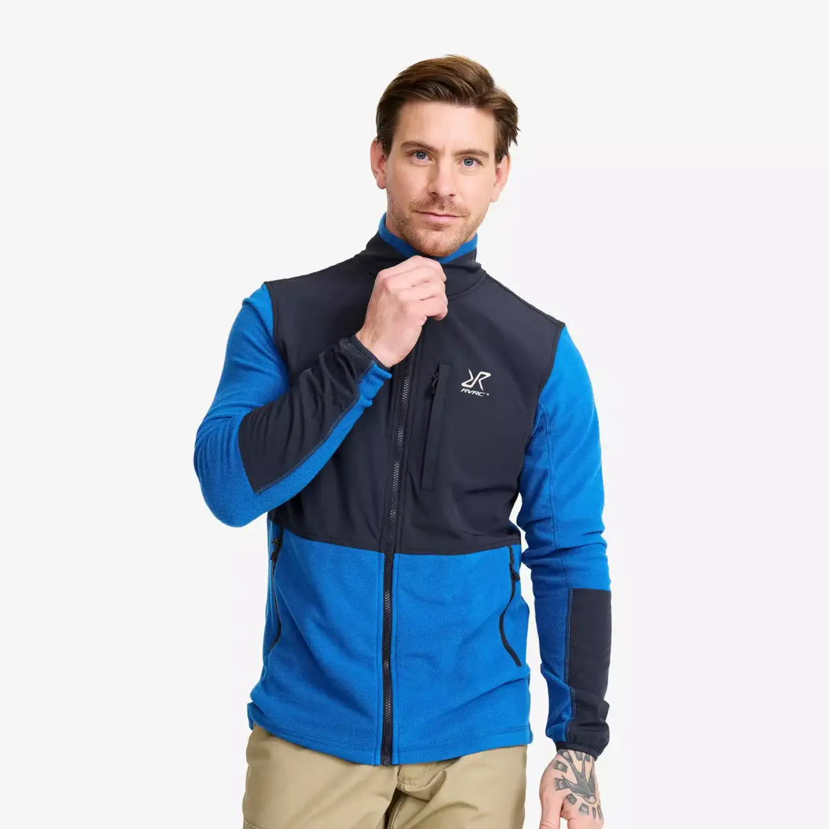 River Hybrid Fleece Herr Classic Blue