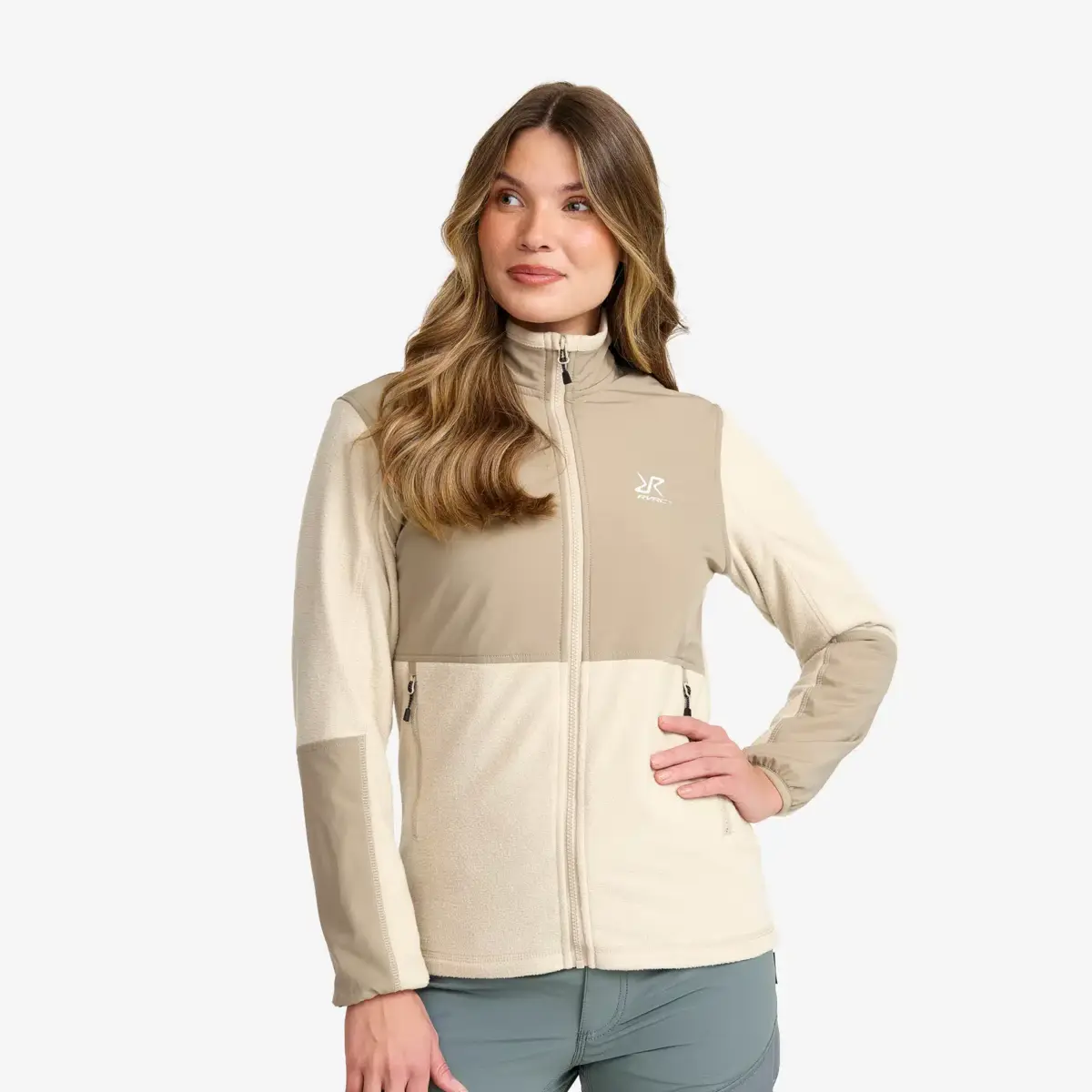River Hybrid Fleece Women Peyote