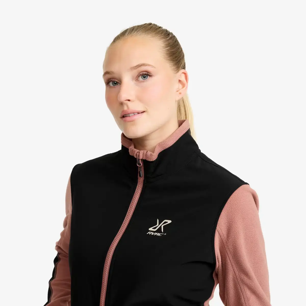 River Hybrid Fleece Women Pink Wood River Hybrid Fleece Women Pink Wood