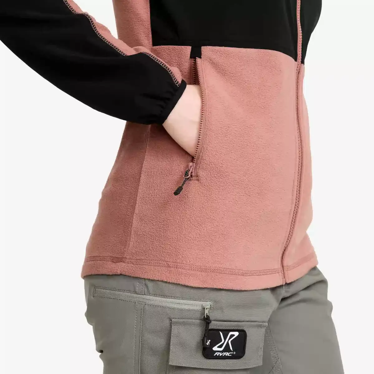 River Hybrid Fleece Women Pink Wood River Hybrid Fleece Women Pink Wood