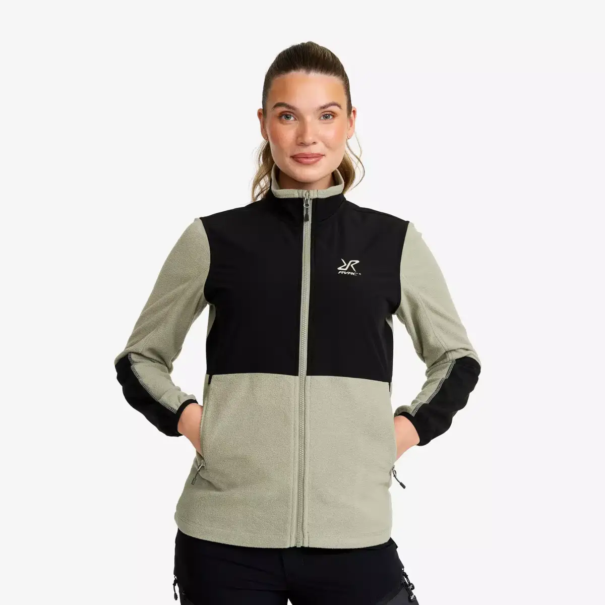 River Hybrid Fleece Women Shadow