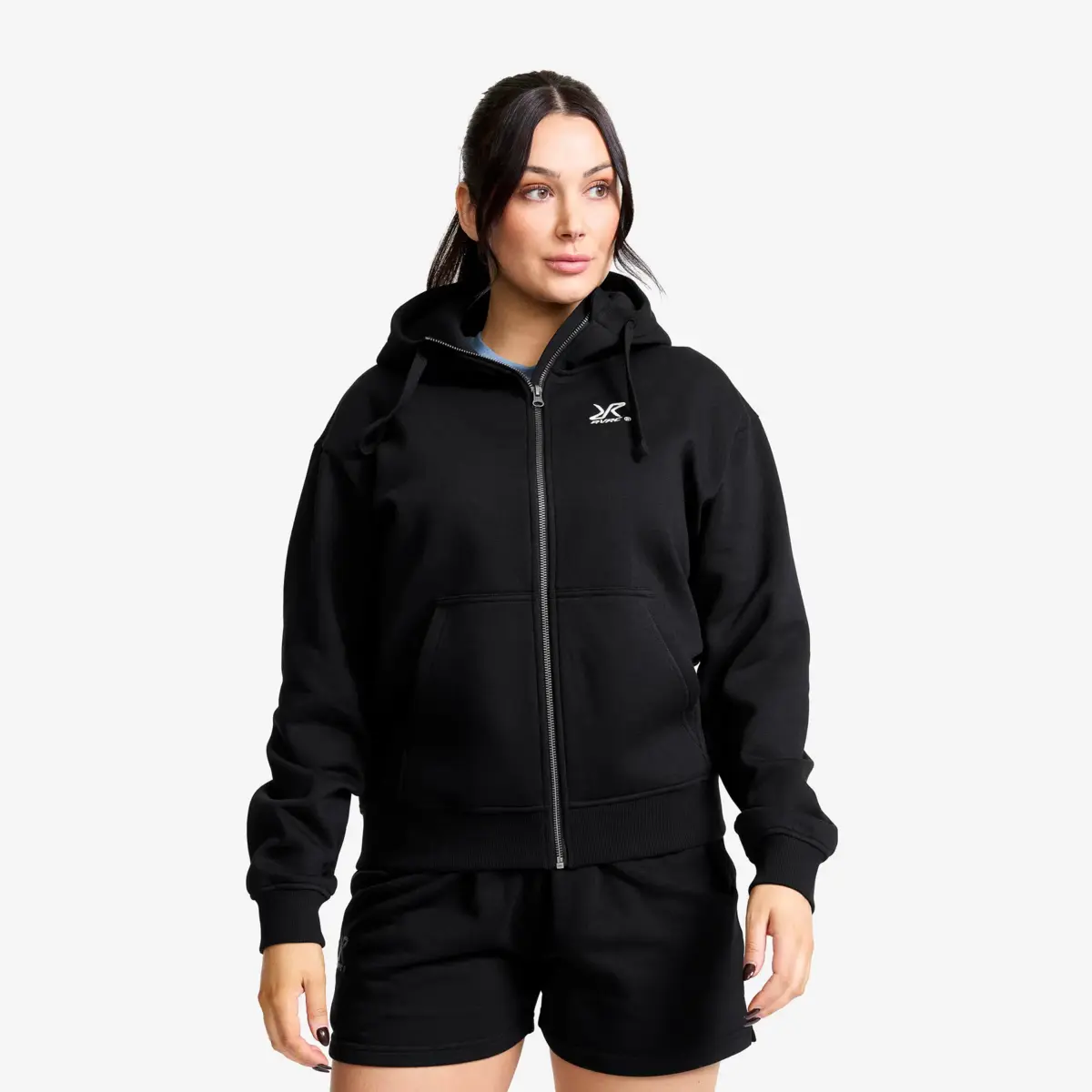 RVRC Full-zip Hoodie Women Black