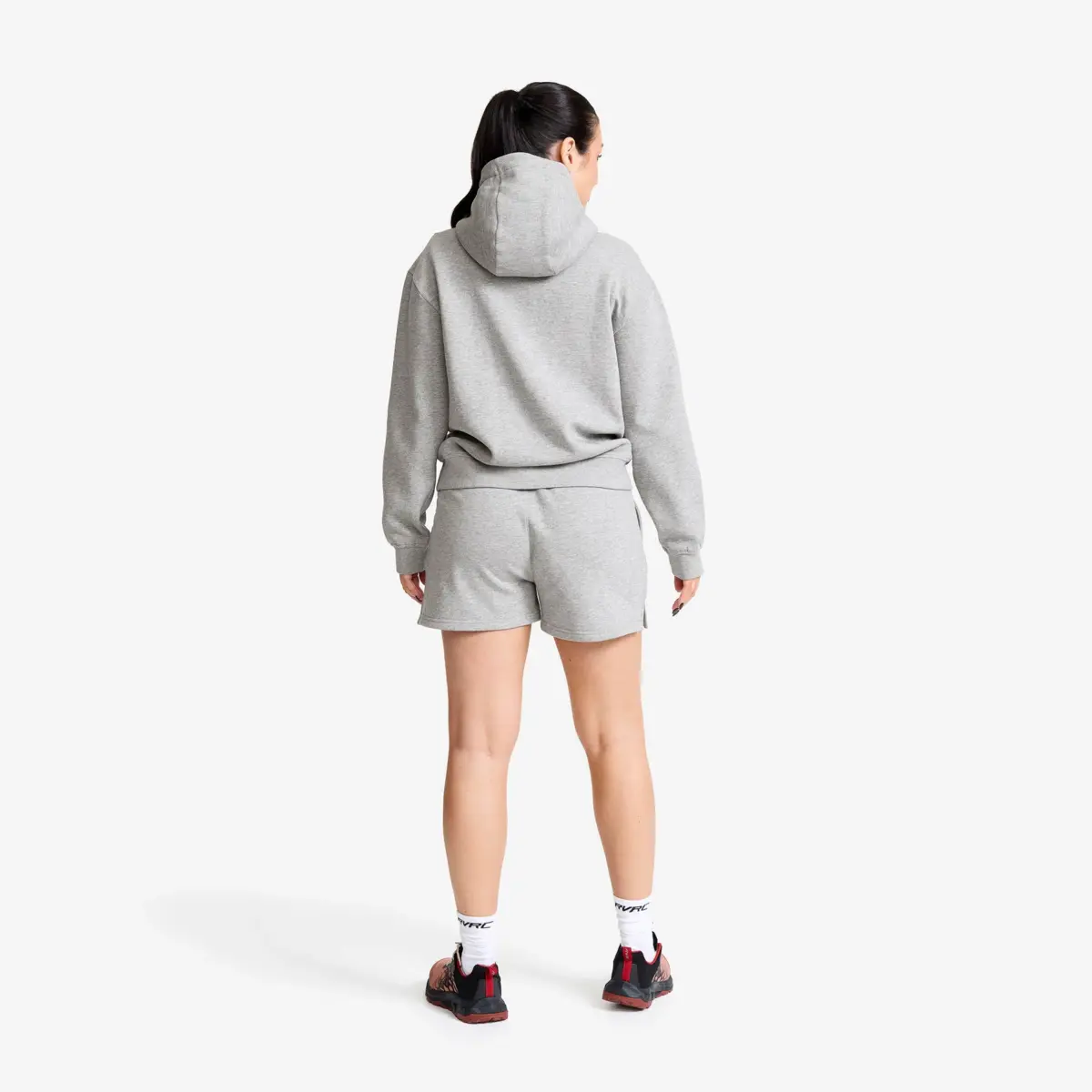 RVRC Full-zip Hoodie Women Grey Melange RVRC Full-zip Hoodie Women Grey Melange