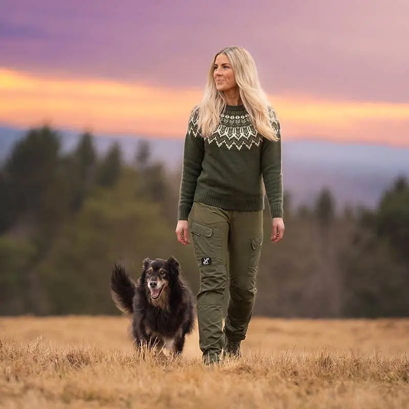 RVRC GP-byxor för damer, olivgrön