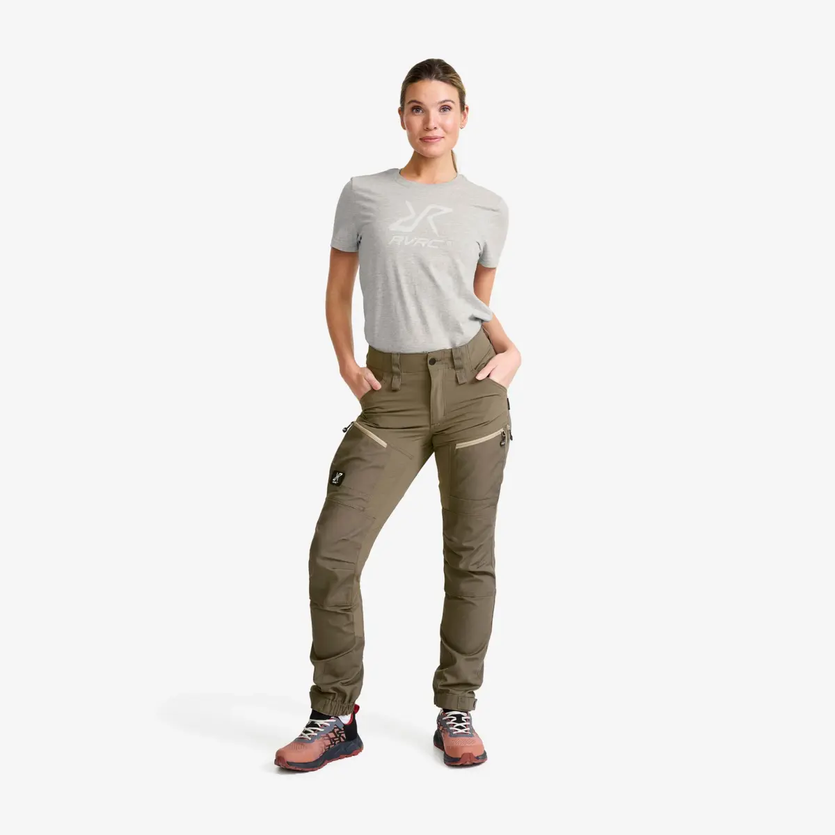 RVRC GP Pro Pants Women Light Moss Gray