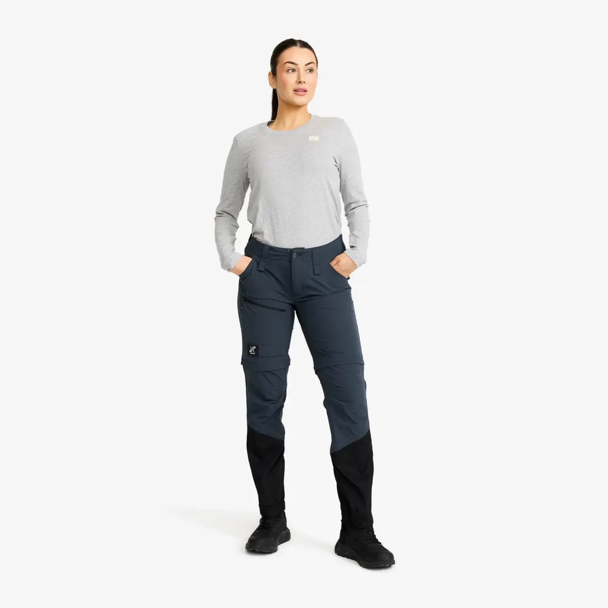 RVRC GP Pro Stretch Zip-Off Pants  Dam Blåbär/Svart
