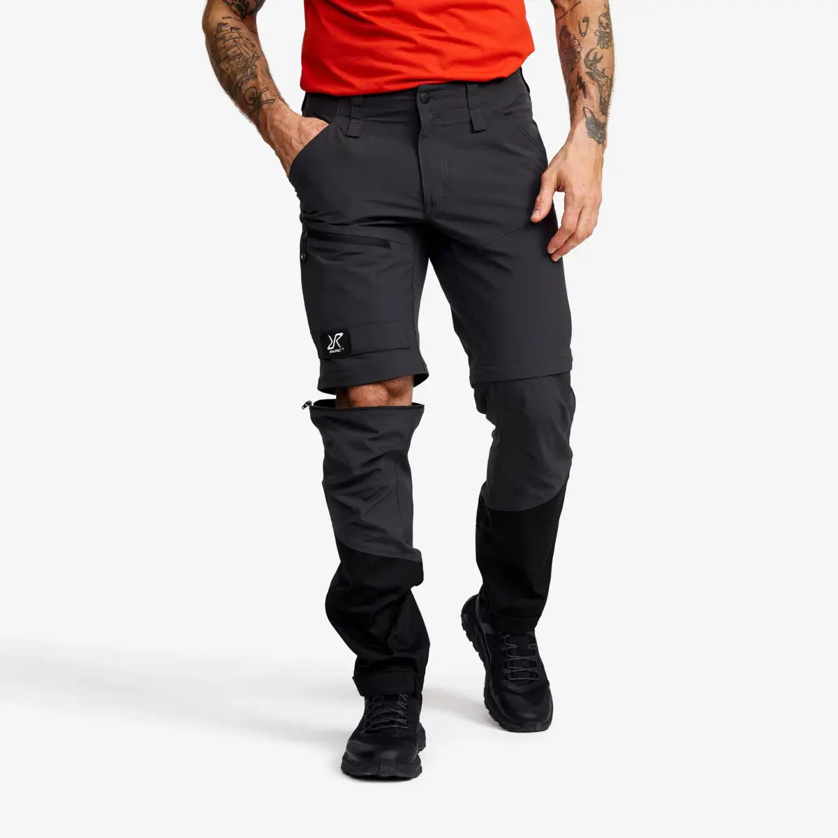 RVRC GP Pro Stretch Zip-Off Pants  Herr Antracit/Svart