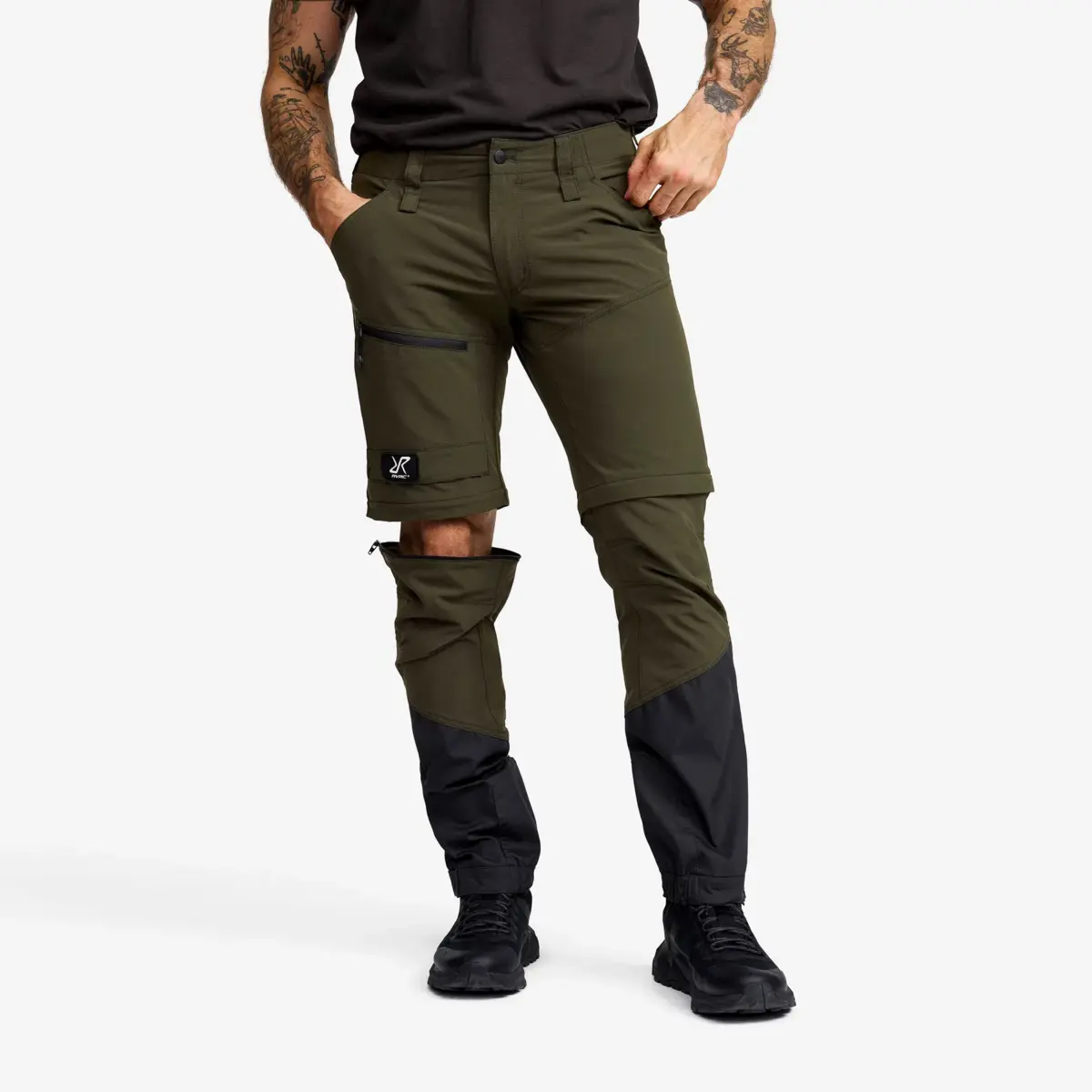 RVRC GP Pro Stretch Zip-Off Pants  Herr Forest Night/Anthracite