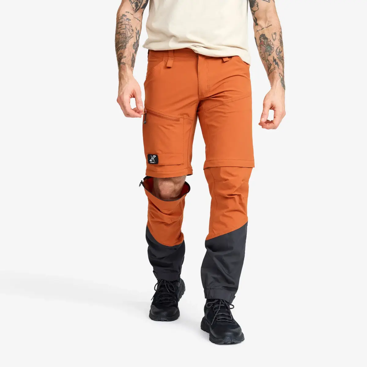 RVRC GP Pro Stretch Zip-Off Pants  Herr Teracotta Brown/Anthracite