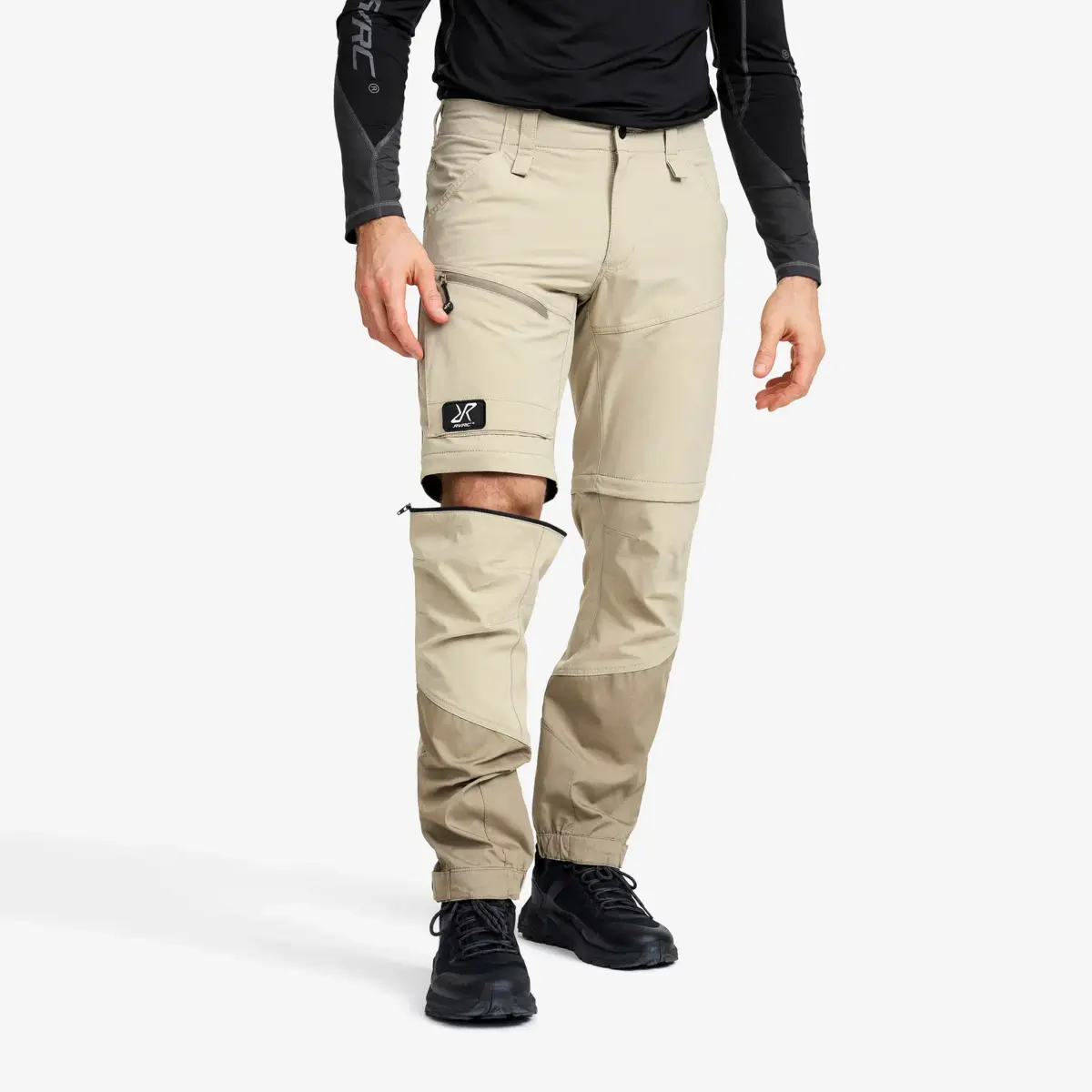 RVRC GP Pro Stretch Zip-Off Pants  Men Aluminium/Brindle