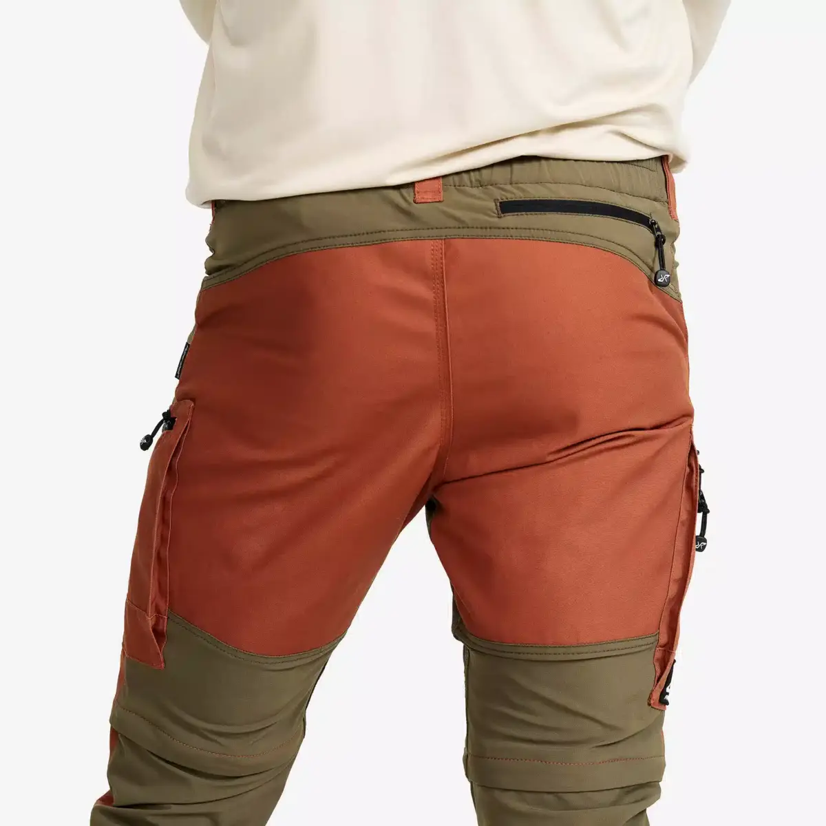 RVRC GP Pro Zip-off-byxor för män Dusty Orange/Light MossGray RVRC GP Pro Zip-off-byxor för män Dusty Orange/Light MossGray