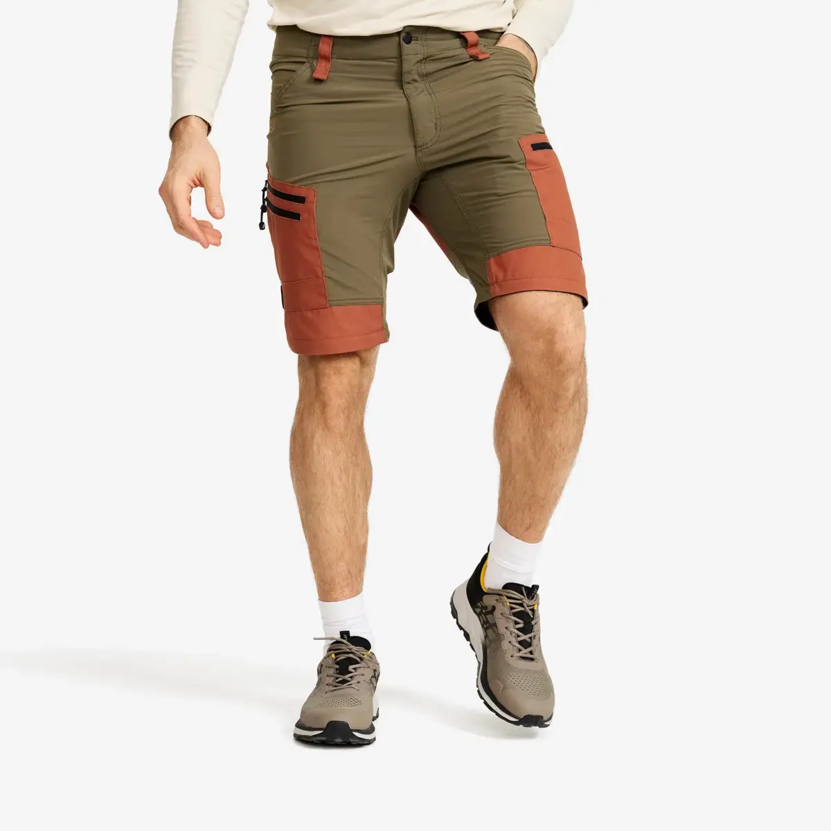 RVRC GP Pro Zip-off-byxor för män Dusty Orange/Light MossGray RVRC GP Pro Zip-off-byxor för män Dusty Orange/Light MossGray