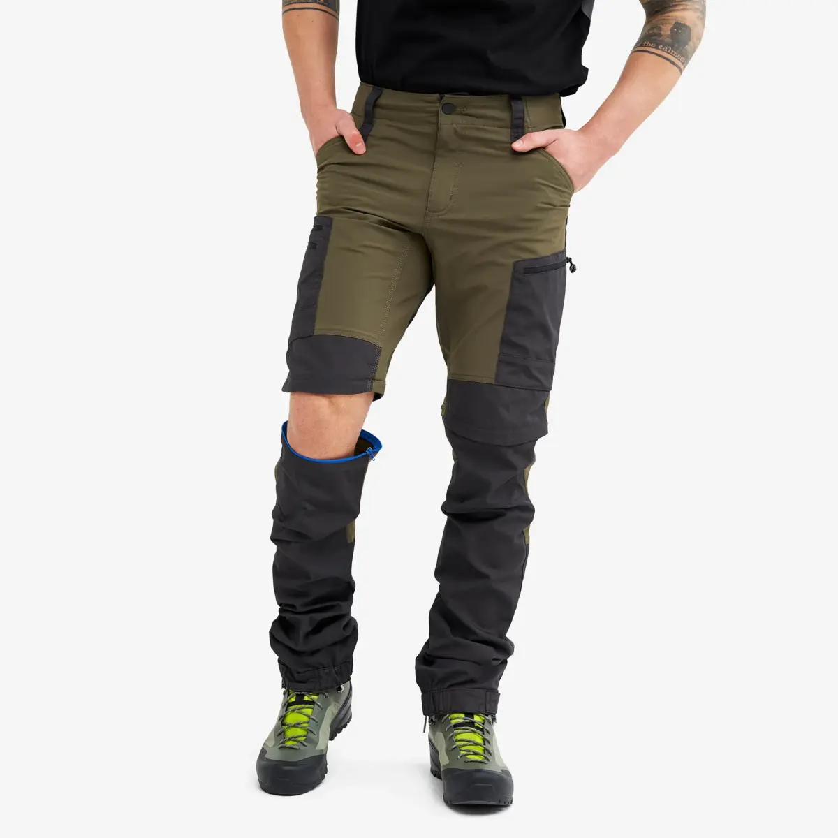 RVRC GP Pro Zip-off Pants Men Dark Olive