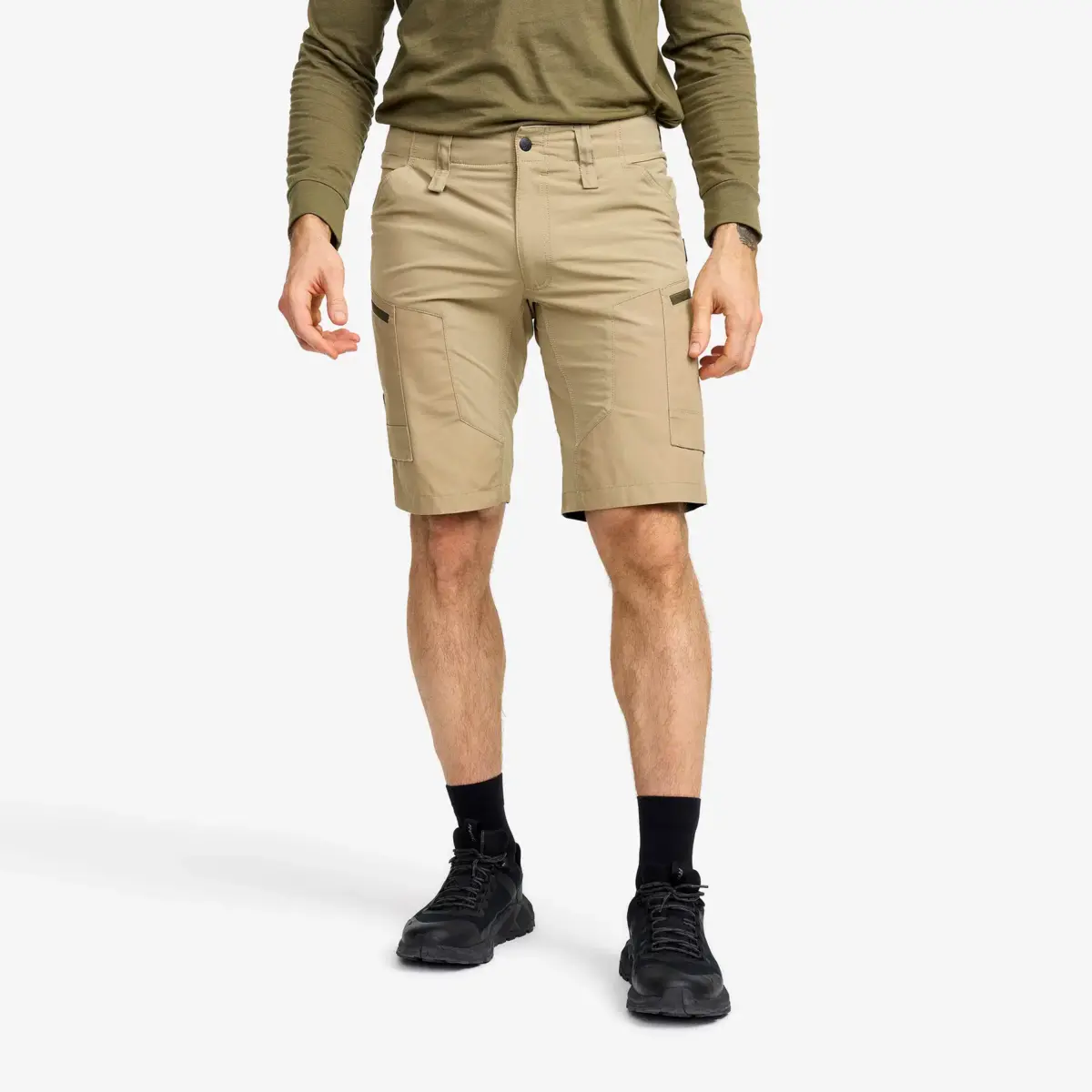 RVRC GP Shorts Men Khaki