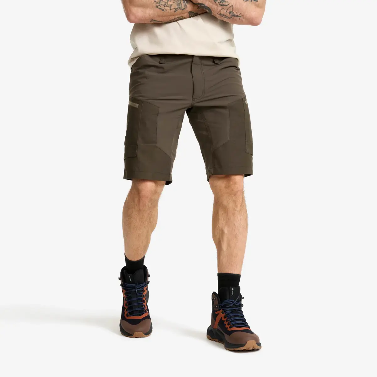 RVRC GP Shorts Men Moss Grey
