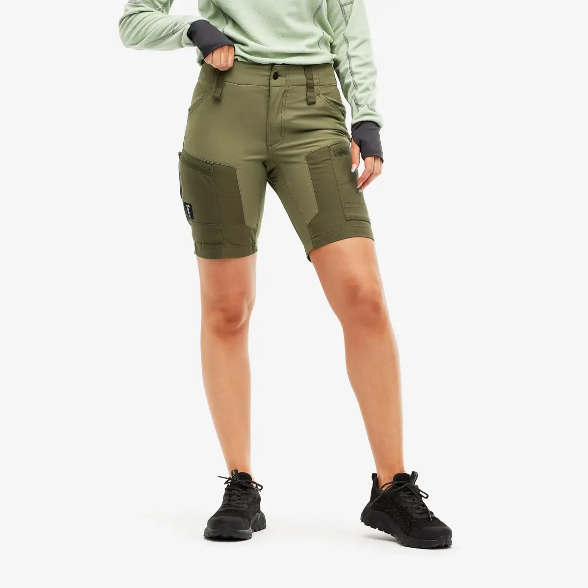 RVRC GP Shorts Women Burnt Olive