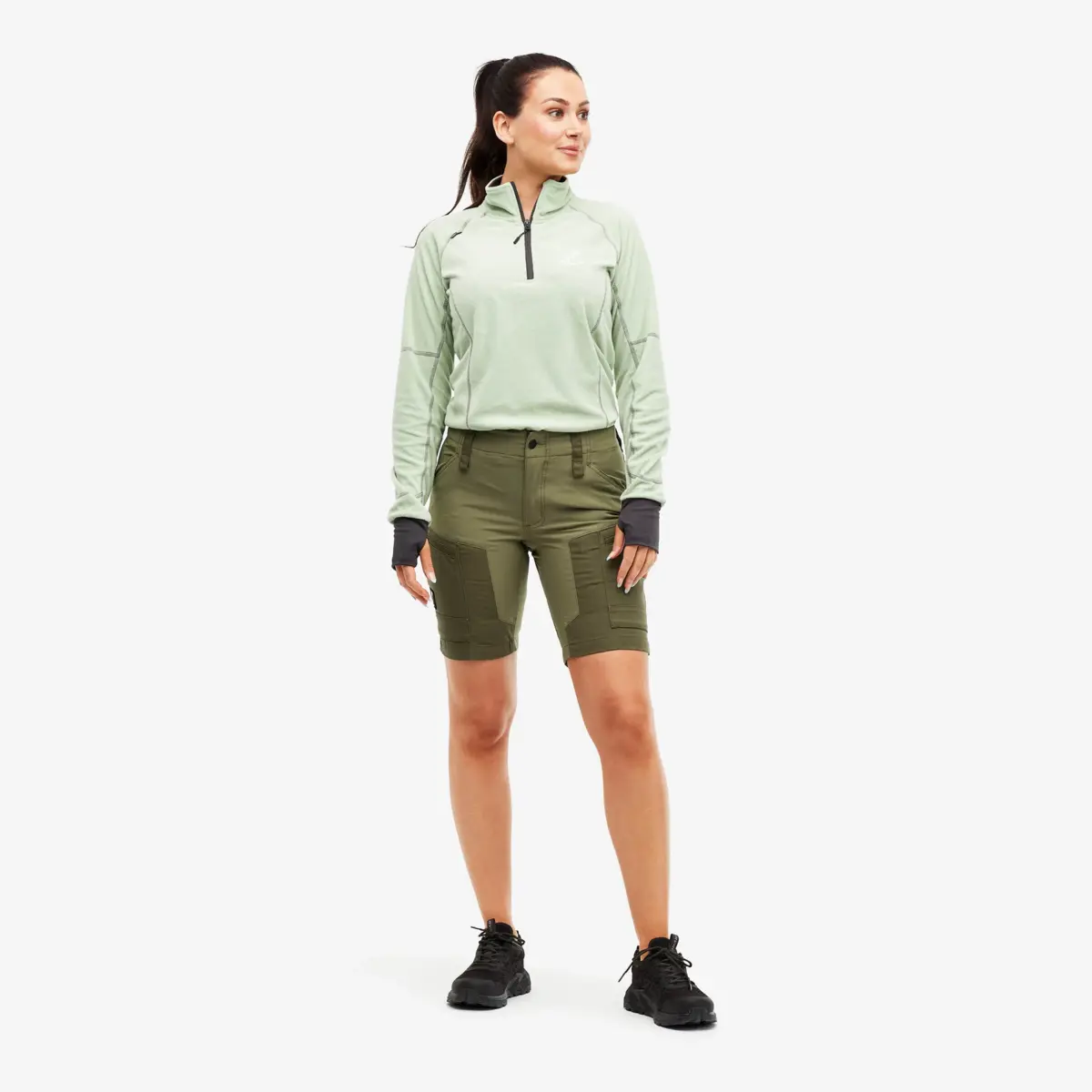 RVRC GP Shorts Women Burnt Olive RVRC GP Shorts Women Burnt Olive