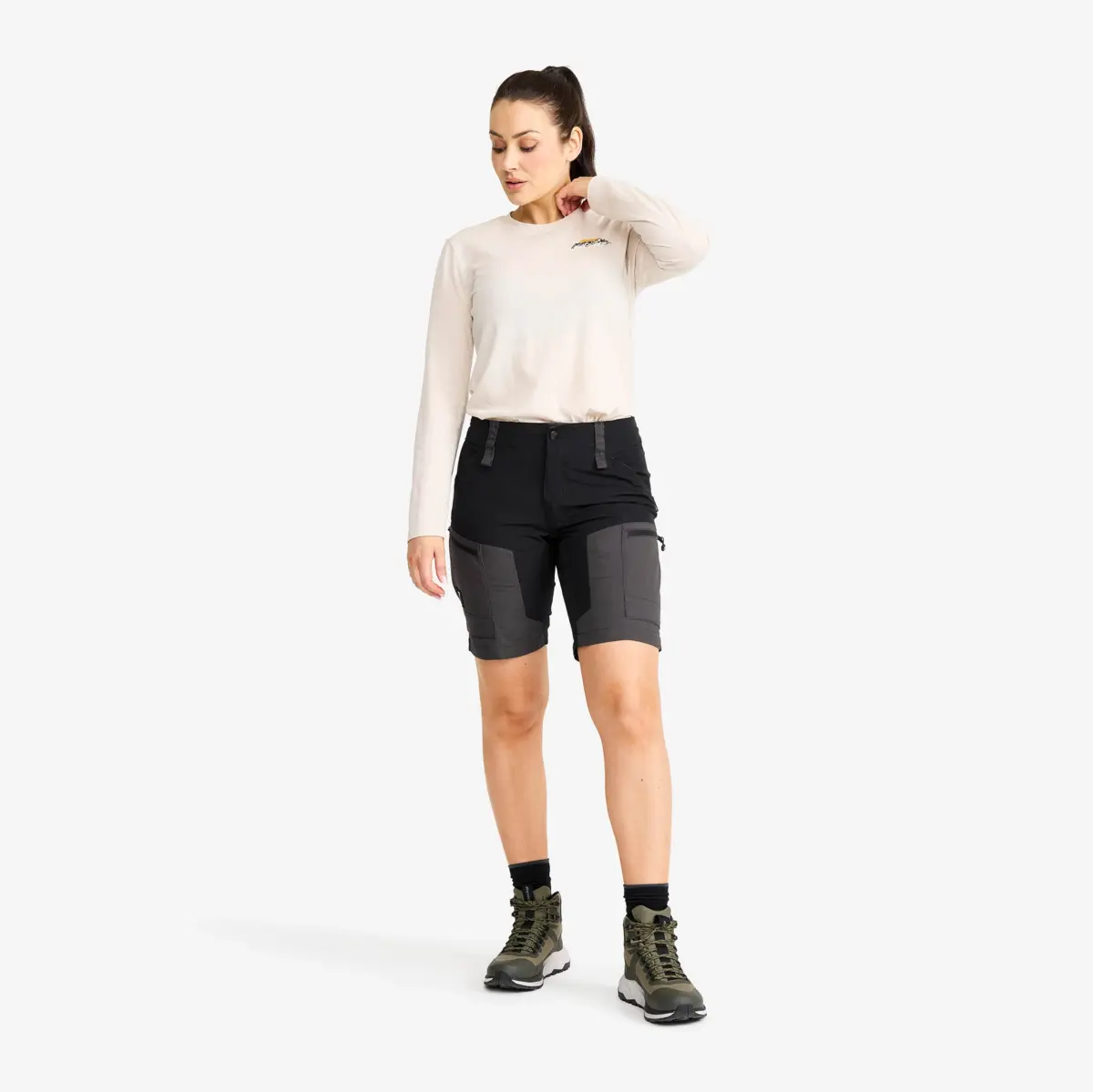 RVRC GP Shorts Women Jetblack RVRC GP Shorts Women Jetblack