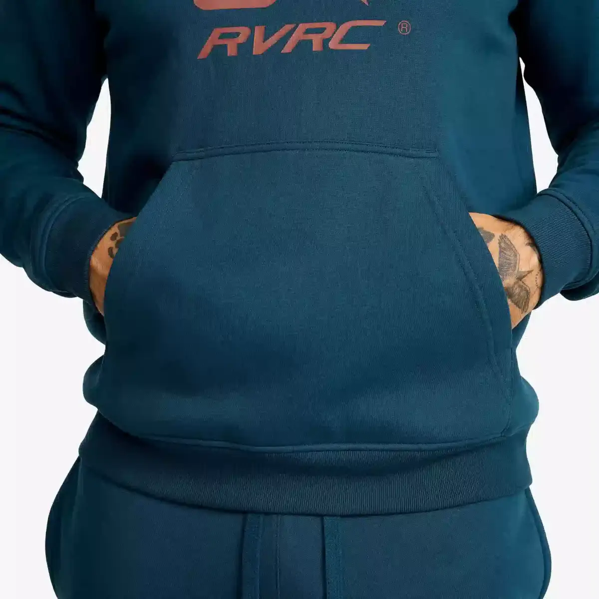 RVRC Hoodie för män Moonlit Ocean/Smoked Paprika RVRC Hoodie för män Moonlit Ocean/Smoked Paprika