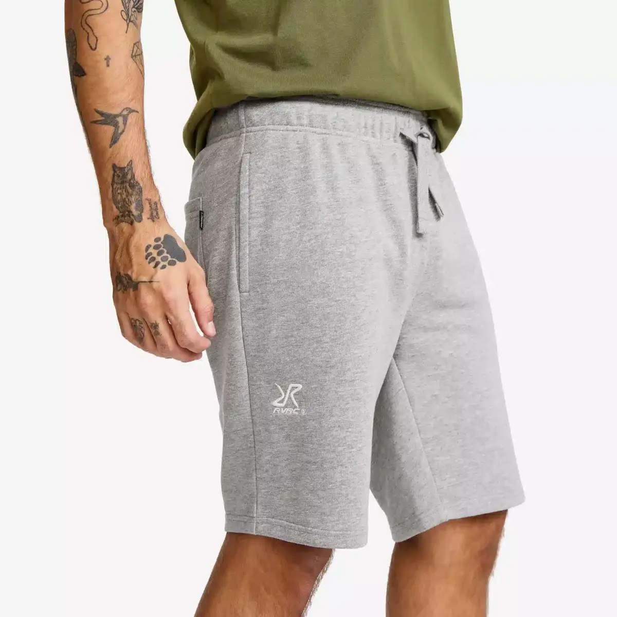 RVRC Sweat Shorts Men Grey Melange RVRC Sweat Shorts Men Grey Melange