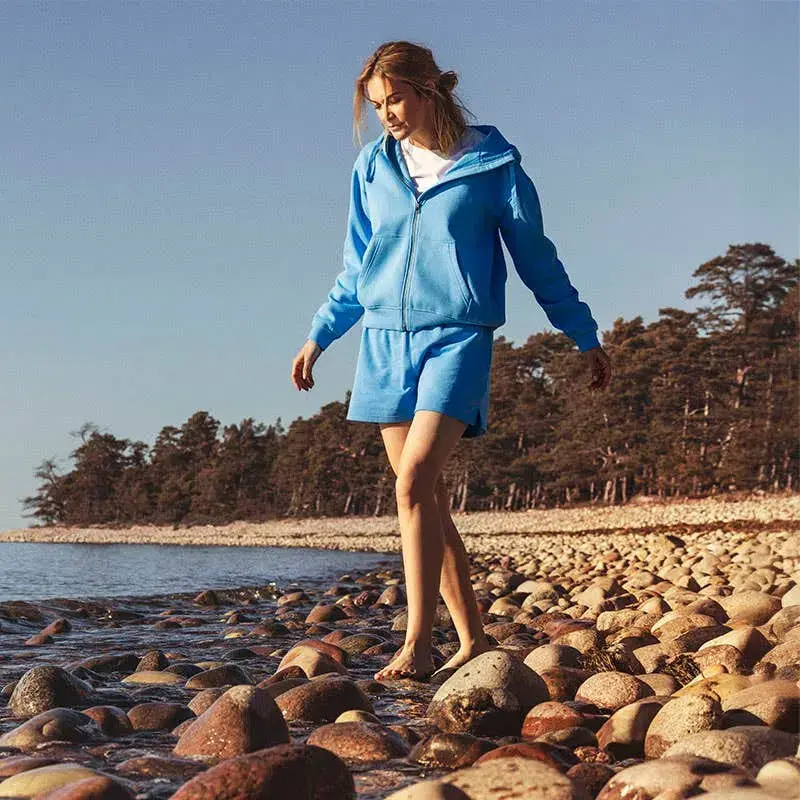 RVRC Sweat Shorts Women Alaskan Blue