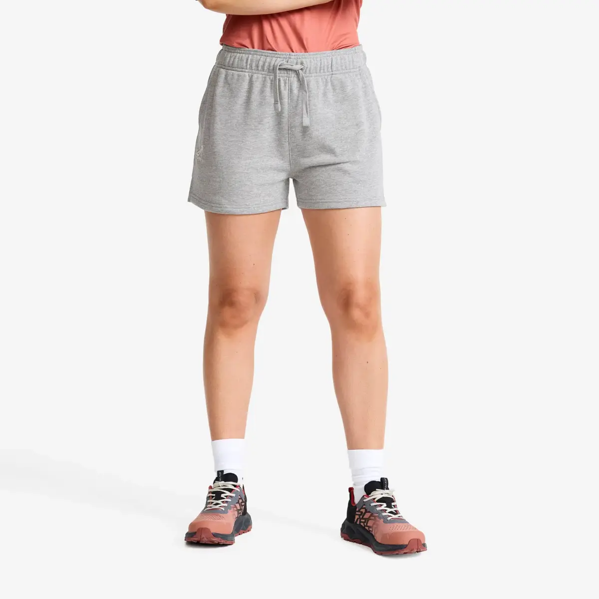 RVRC Sweat Shorts Women Grey Melange