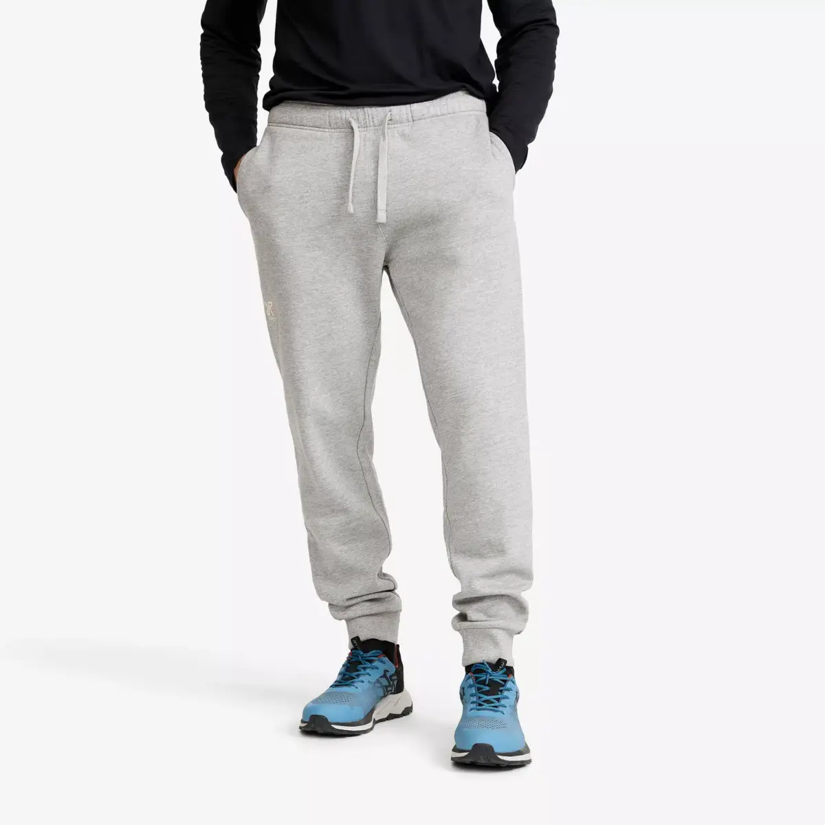 RVRC Sweatpants Men Grey Melange RVRC Sweatpants Men Grey Melange